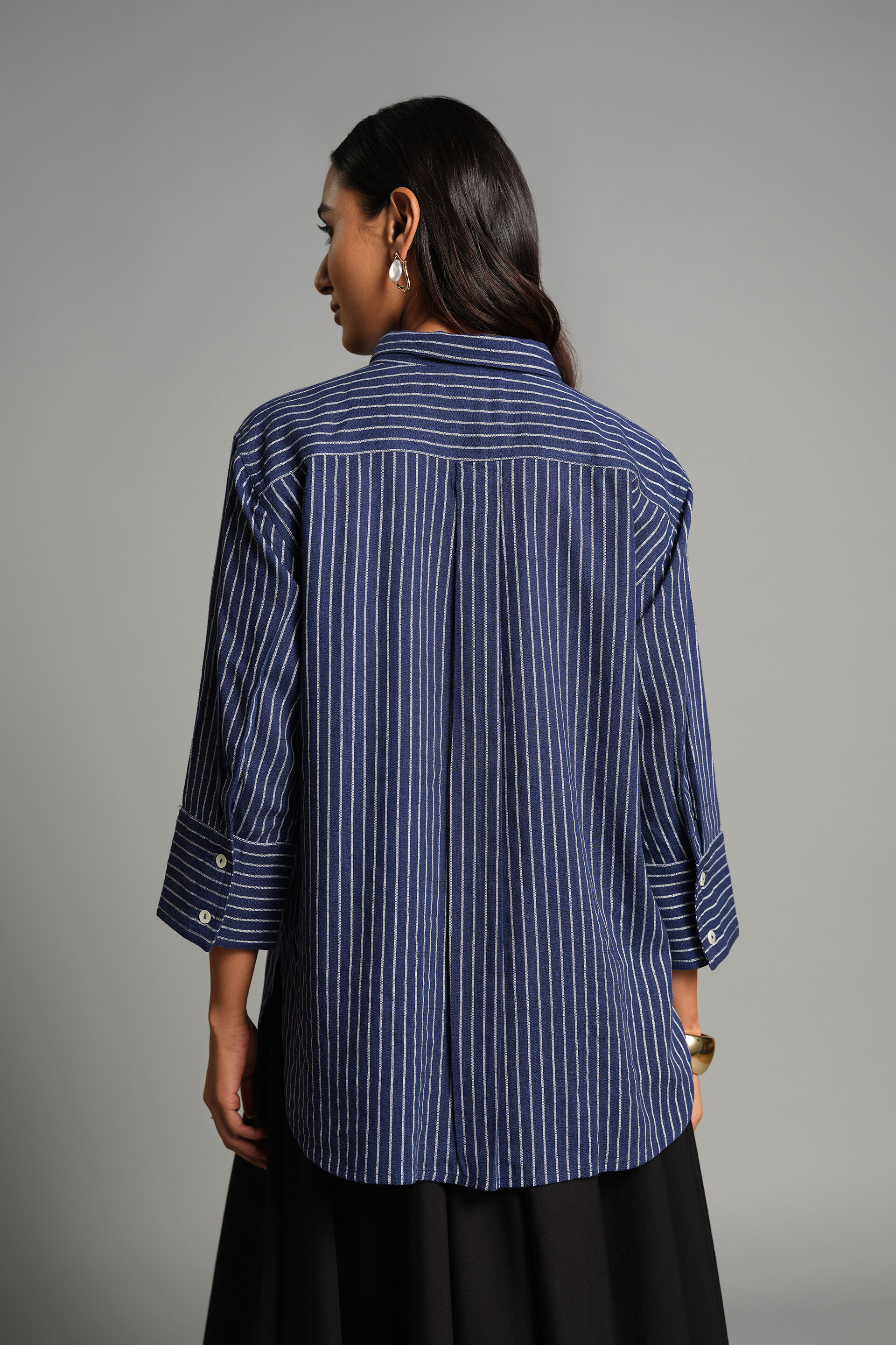 Plaisir Shirt, Dark Blue, image 4